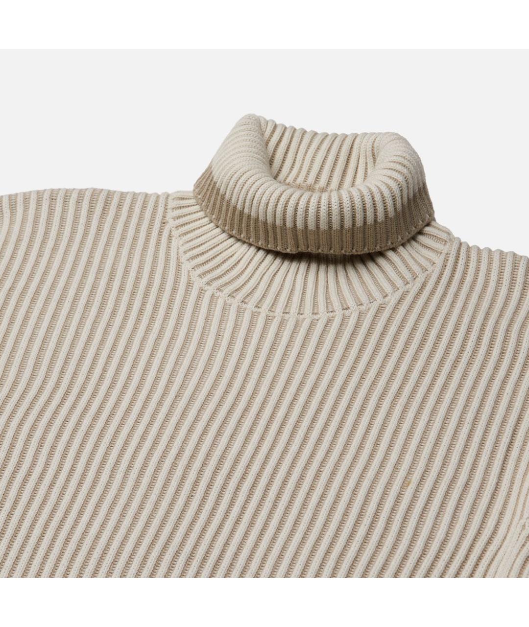 STONE ISLAND Бежевая шерстяная водолазка, фото 2