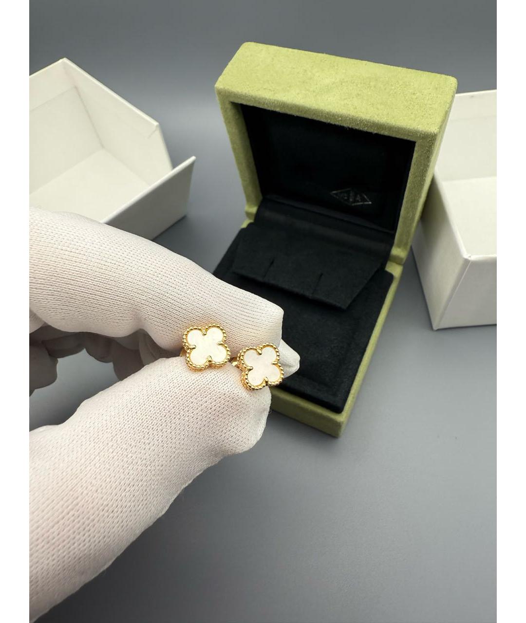 VAN CLEEF & ARPELS Золотые серьги из желтого золота, фото 6