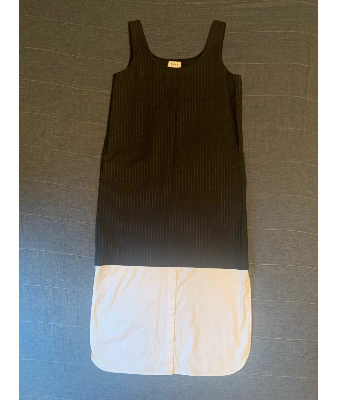DKNY Мульти шерстяное платье, фото 7