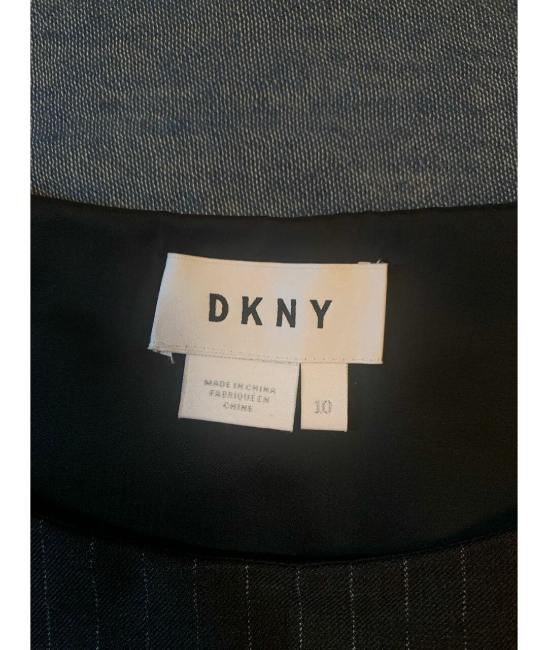 DKNY Мульти шерстяное платье, фото 4