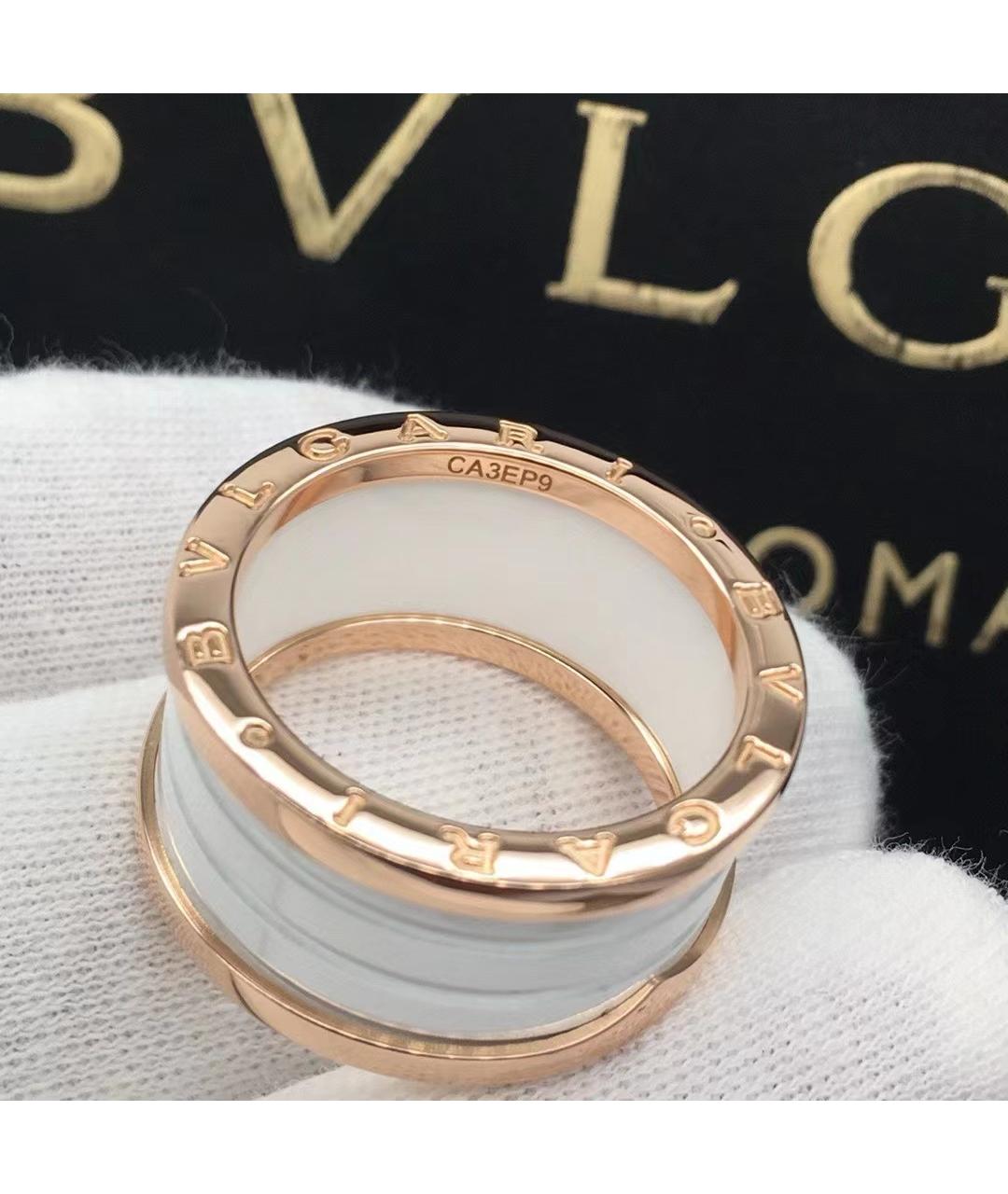 BVLGARI Золотое кольцо из розового золота, фото 7