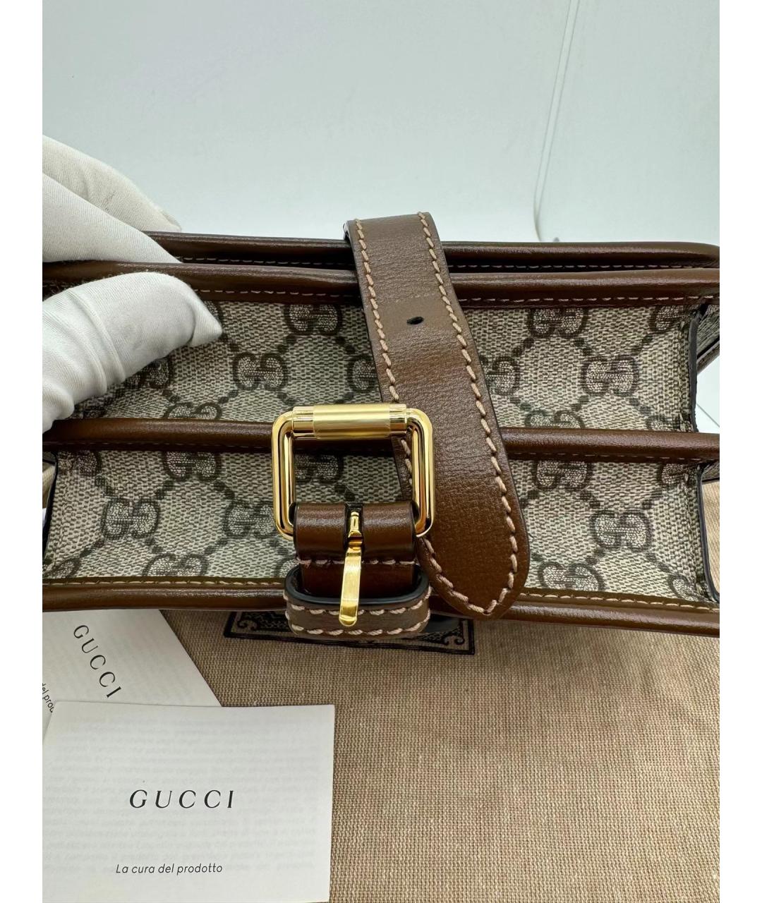 GUCCI Хаки сумка через плечо, фото 3