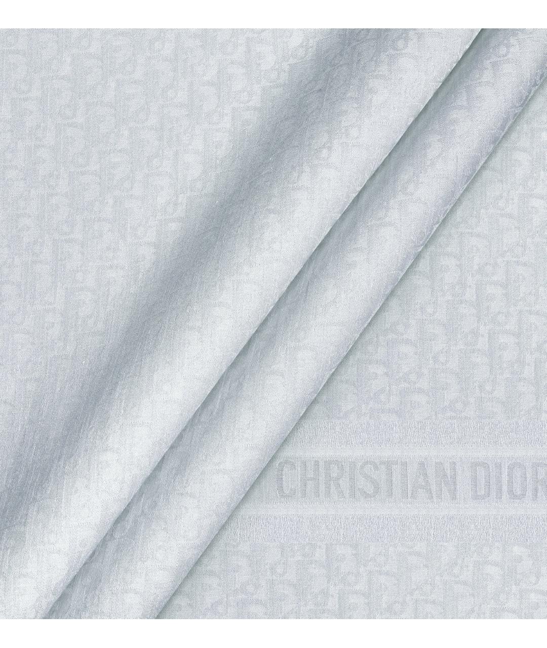 CHRISTIAN DIOR Голубой платок, фото 4