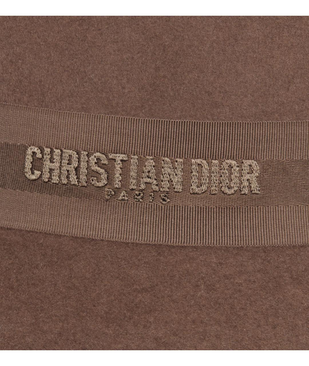 CHRISTIAN DIOR Коричневая шляпа, фото 7