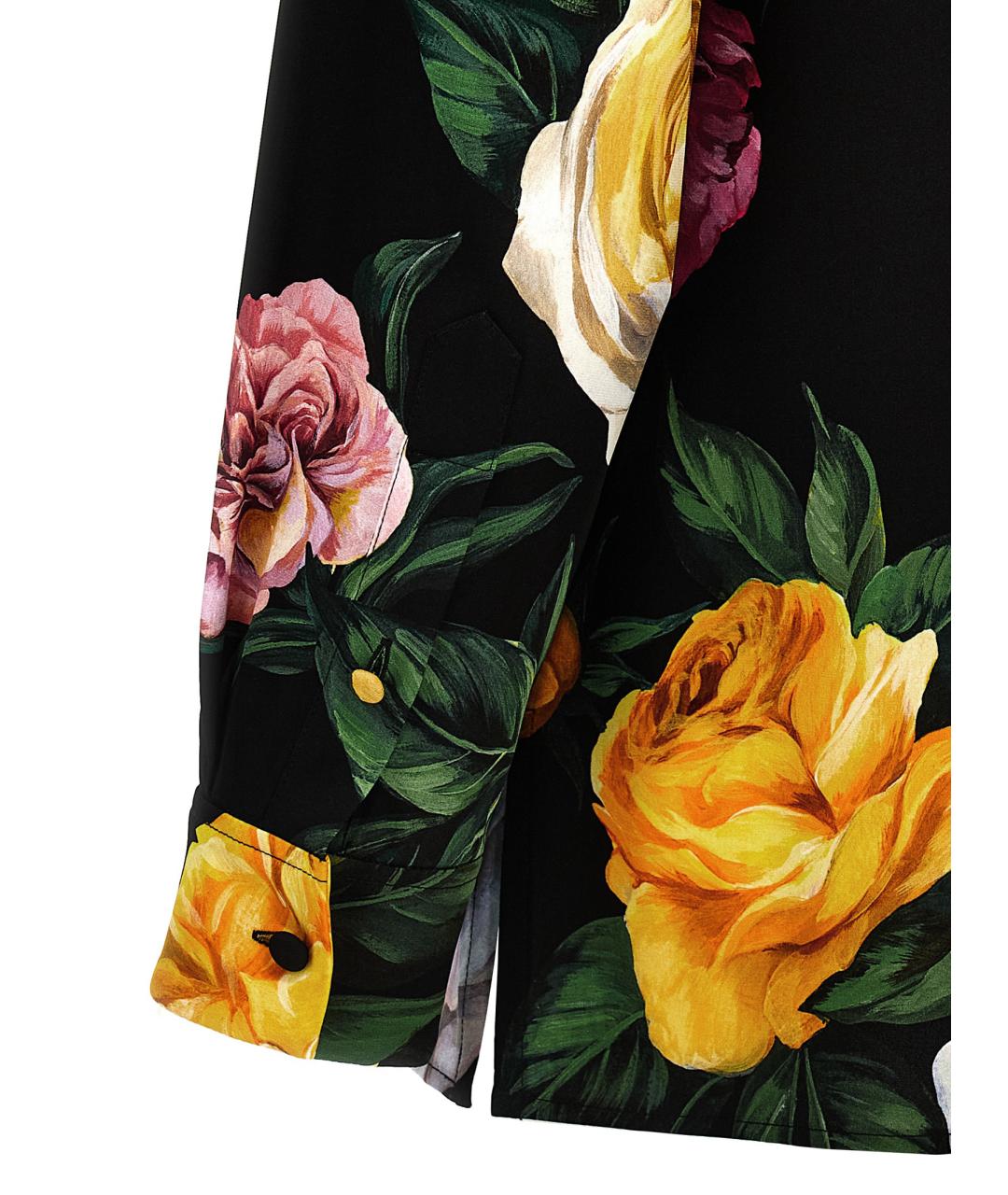 DOLCE&GABBANA Мульти шелковая рубашка, фото 4
