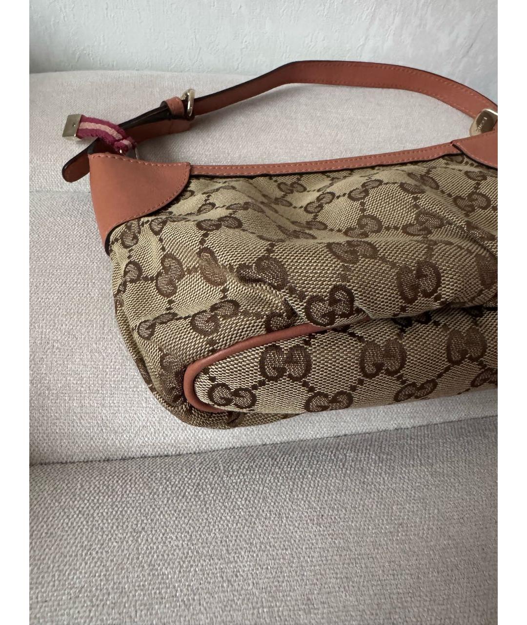 GUCCI Коричневая сумка с короткими ручками, фото 6