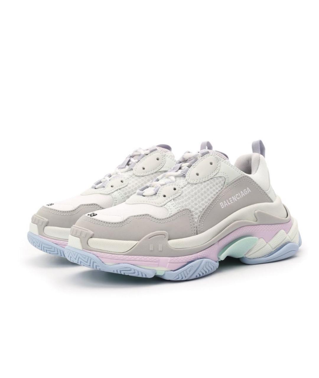 BALENCIAGA Серые кроссовки, фото 2