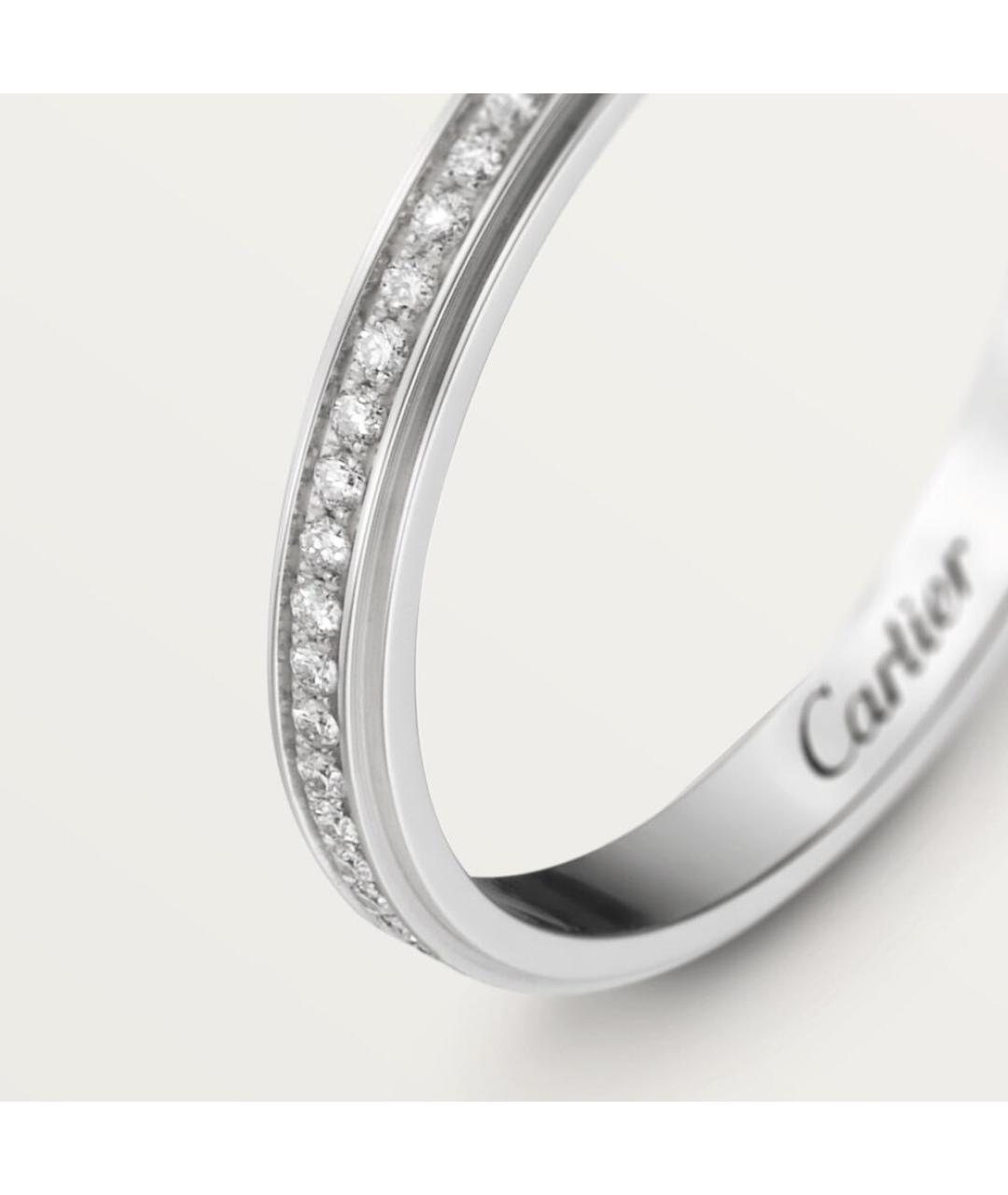 CARTIER Серебряное платиновое кольцо, фото 4