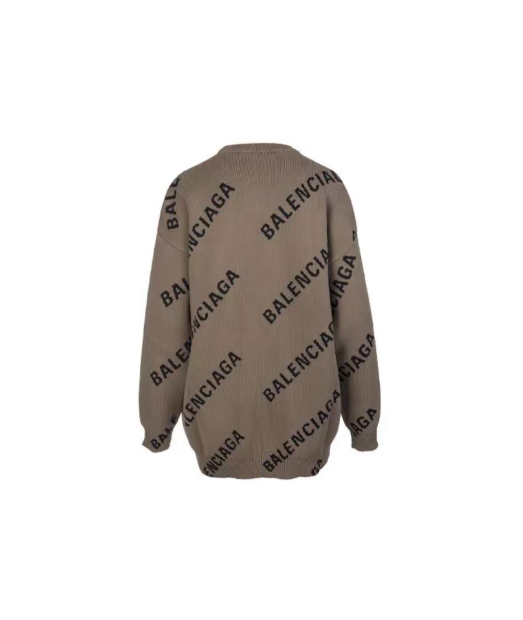 BALENCIAGA Хаки джемпер / свитер, фото 2