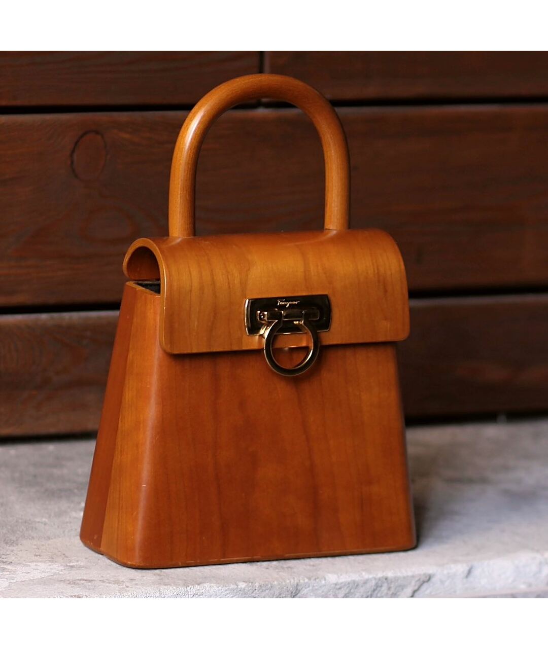 FERRAGAMO Коричневая сумка тоут, фото 2