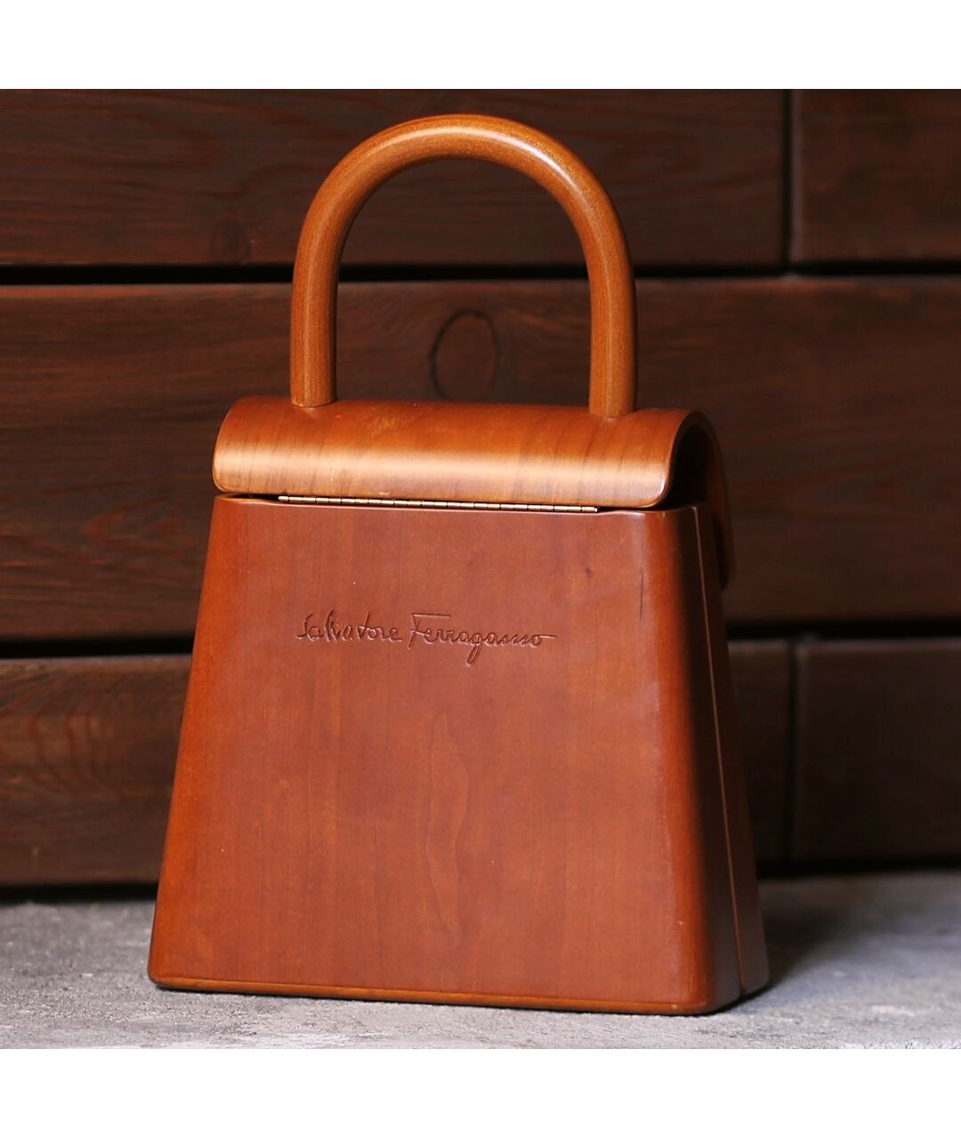 FERRAGAMO Коричневая сумка тоут, фото 3