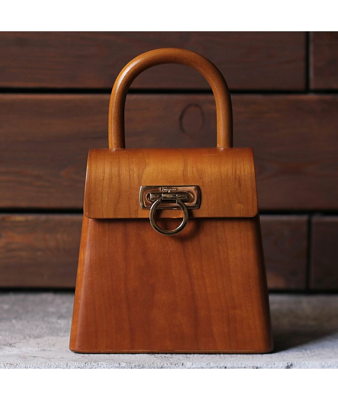 FERRAGAMO Коричневая сумка тоут, фото 8