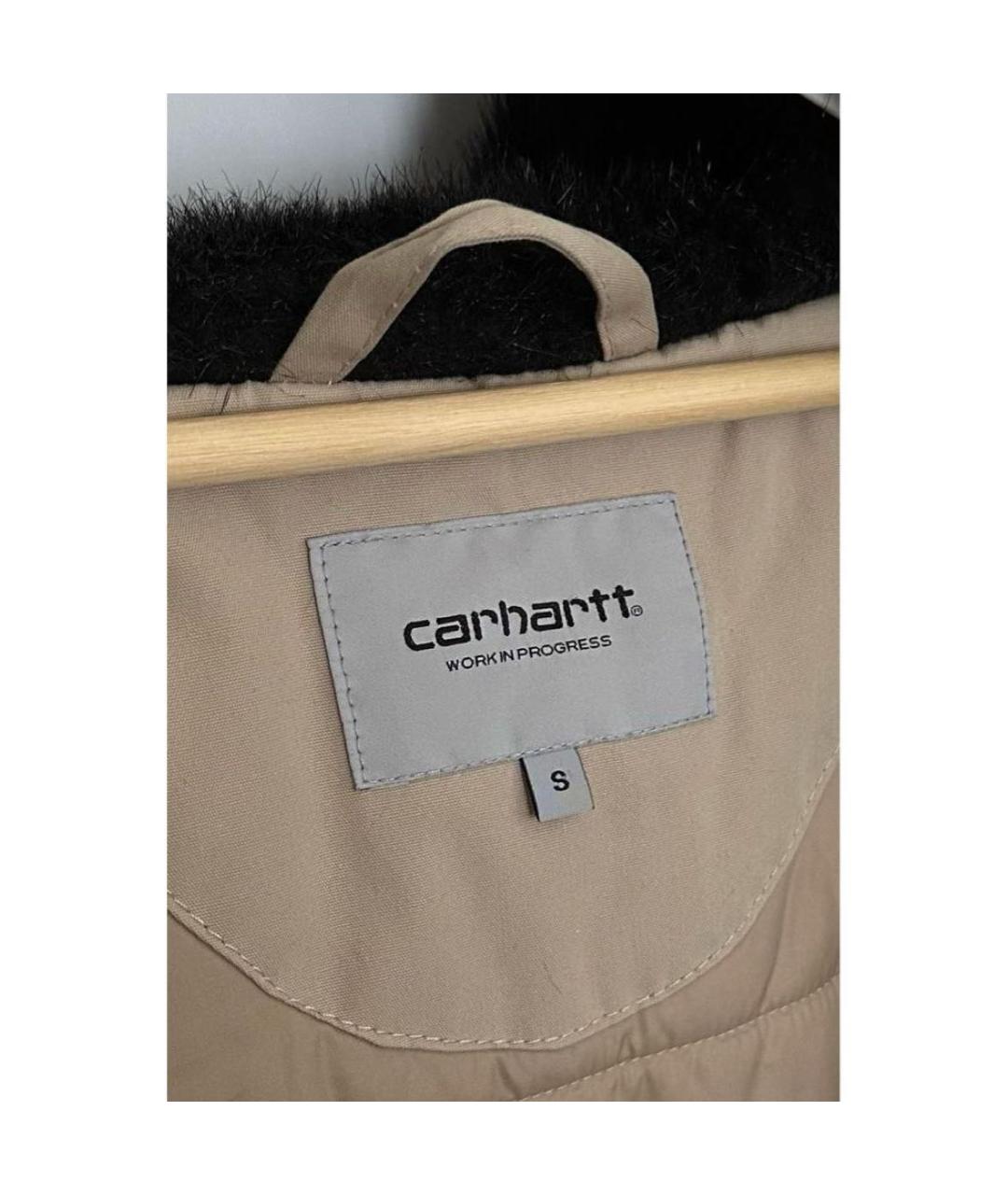 CARHARTT WIP Бежевая синтетическая парка, фото 5