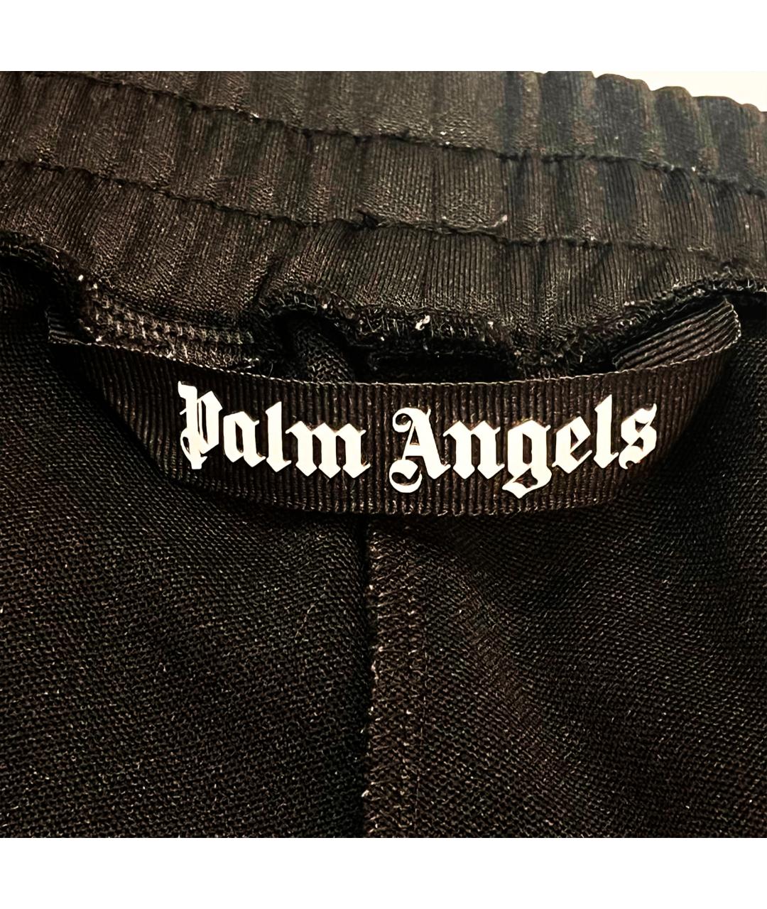 PALM ANGELS Черные полиэстеровые повседневные брюки, фото 3