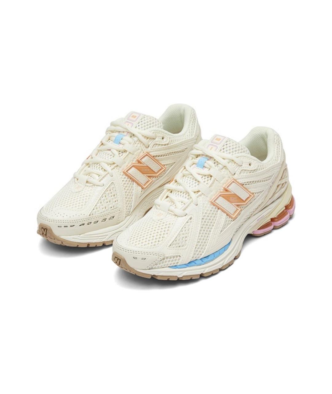 NEW BALANCE Бежевые текстильные кроссовки, фото 4