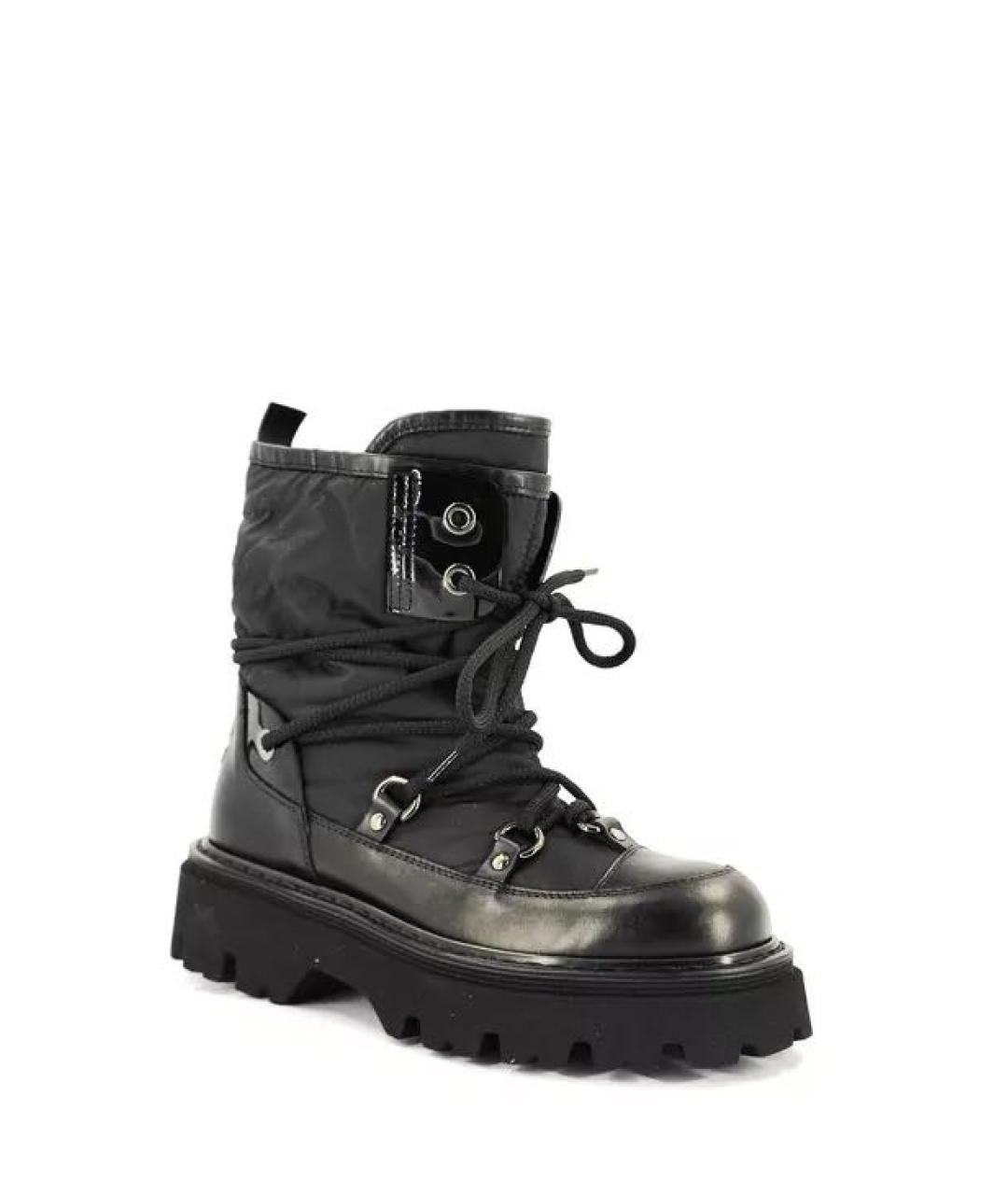 CASADEI Черные кожаные ботинки, фото 2