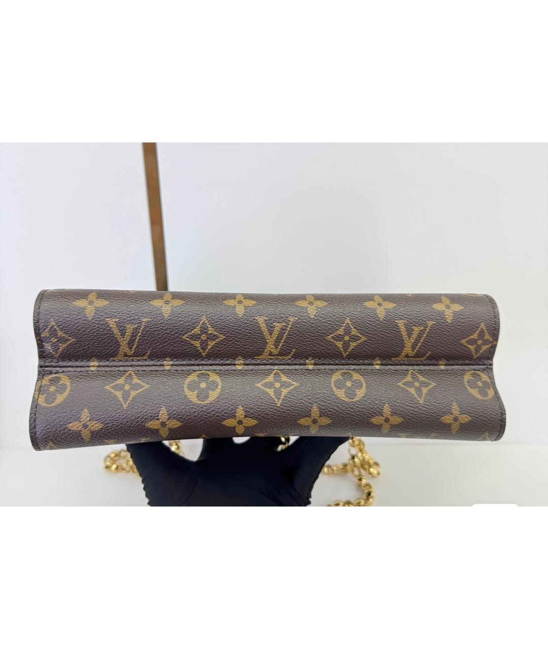 LOUIS VUITTON Красная кожаная сумка через плечо, фото 8