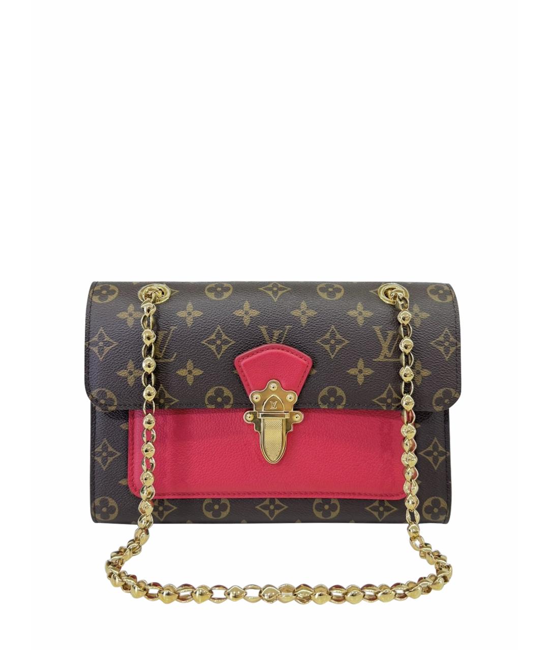 LOUIS VUITTON Красная кожаная сумка через плечо, фото 1