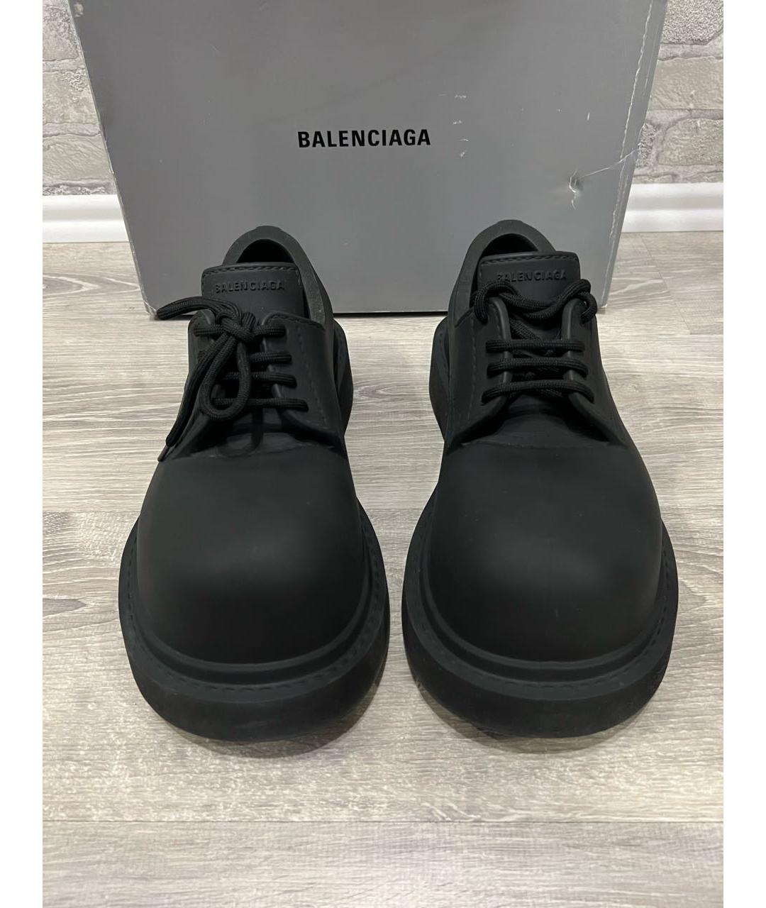 BALENCIAGA Черные низкие ботинки, фото 5