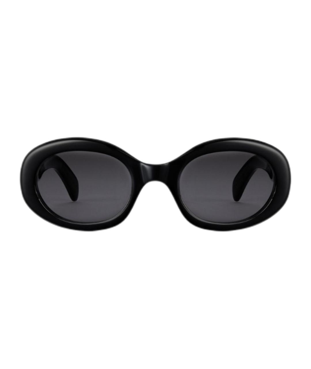 CELINE Черные пластиковые солнцезащитные очки, фото 2