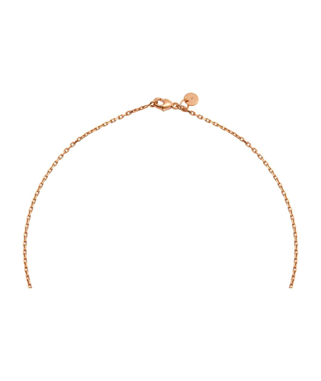 HERMES Коричневая металлическая цепочка, фото 4