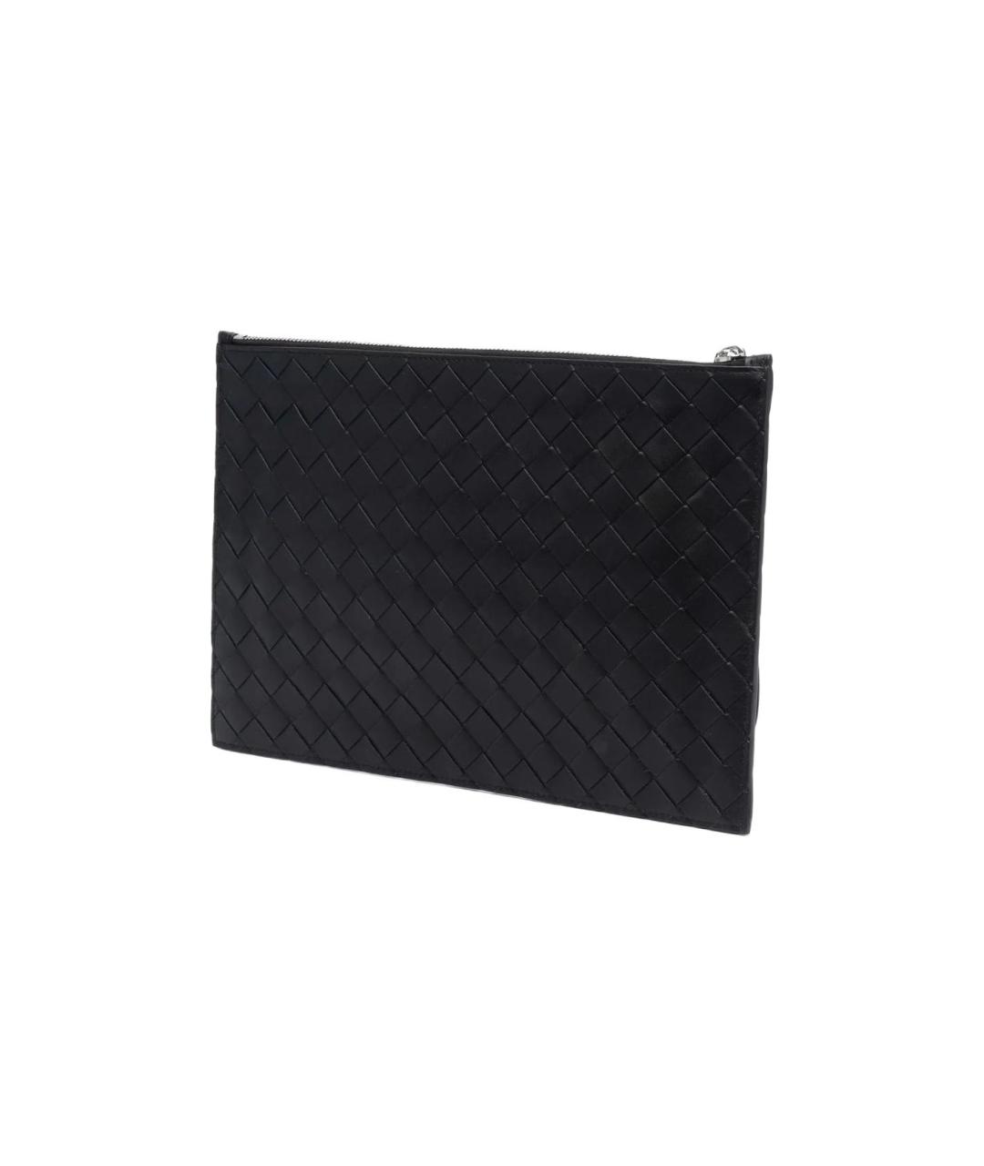 BOTTEGA VENETA Черный кожаный кошелек, фото 2