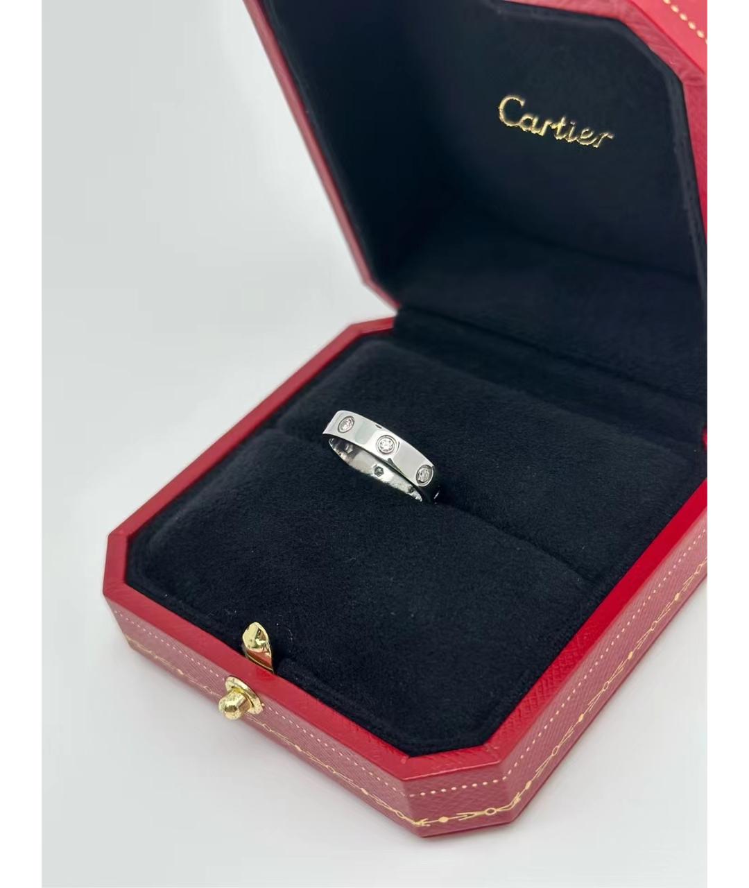 CARTIER Белое кольцо из белого золота, фото 5