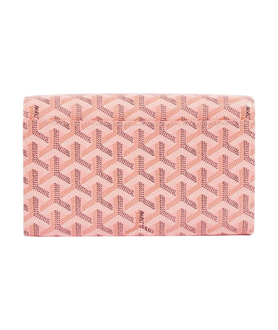 GOYARD Розовый кошелек, фото 3