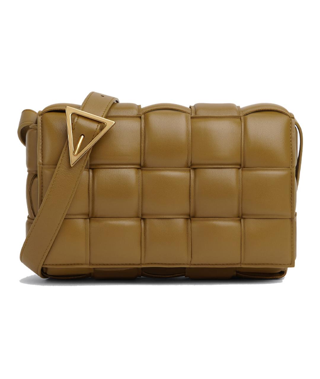 BOTTEGA VENETA Коричневая кожаная сумка через плечо, фото 1
