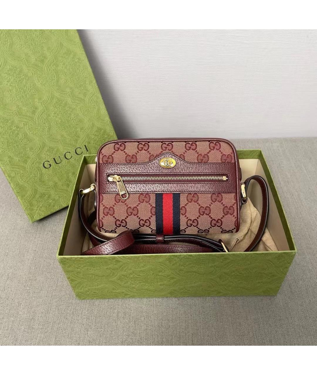 GUCCI Красная сумка через плечо, фото 2