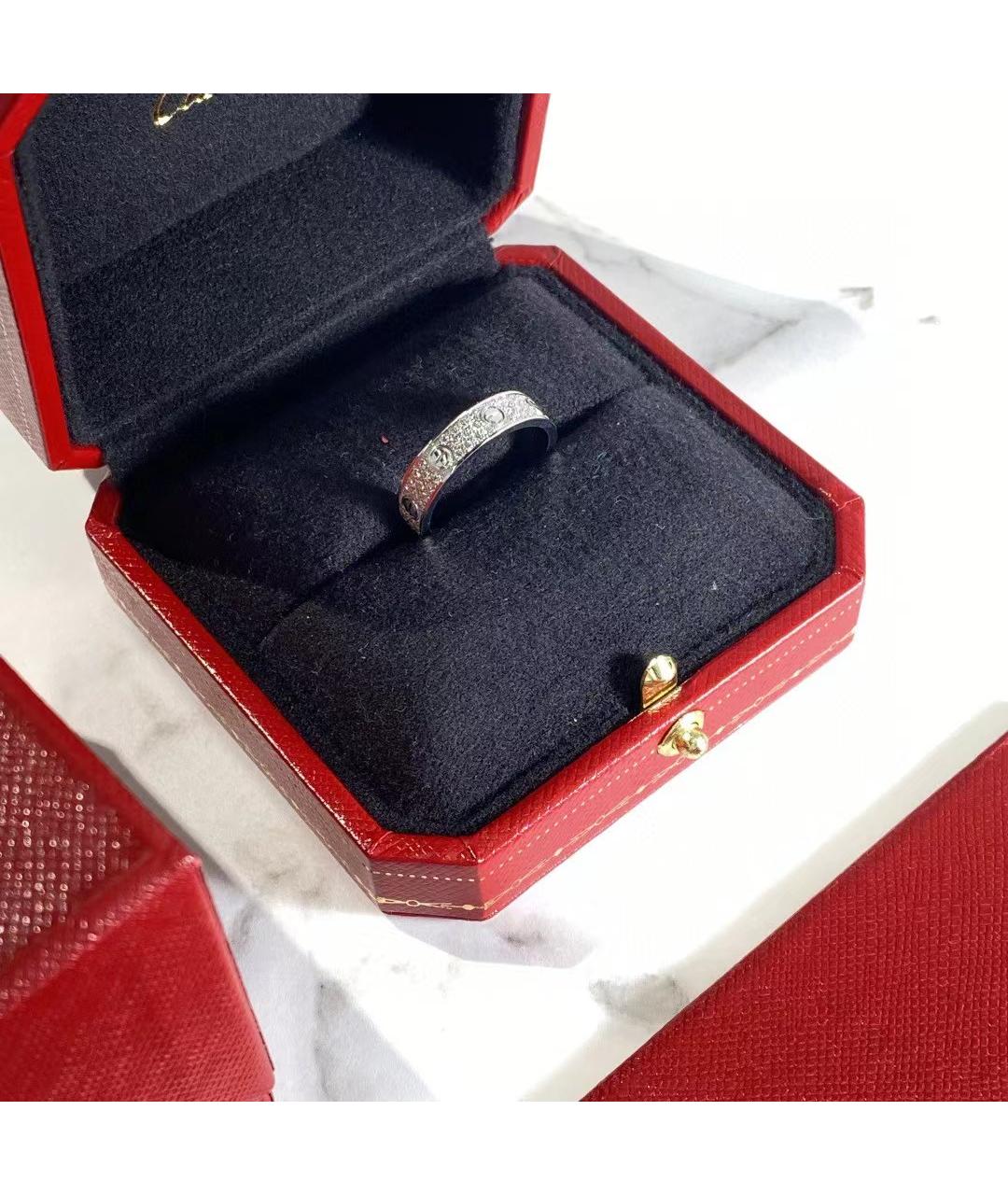 CARTIER Белое кольцо из белого золота, фото 4