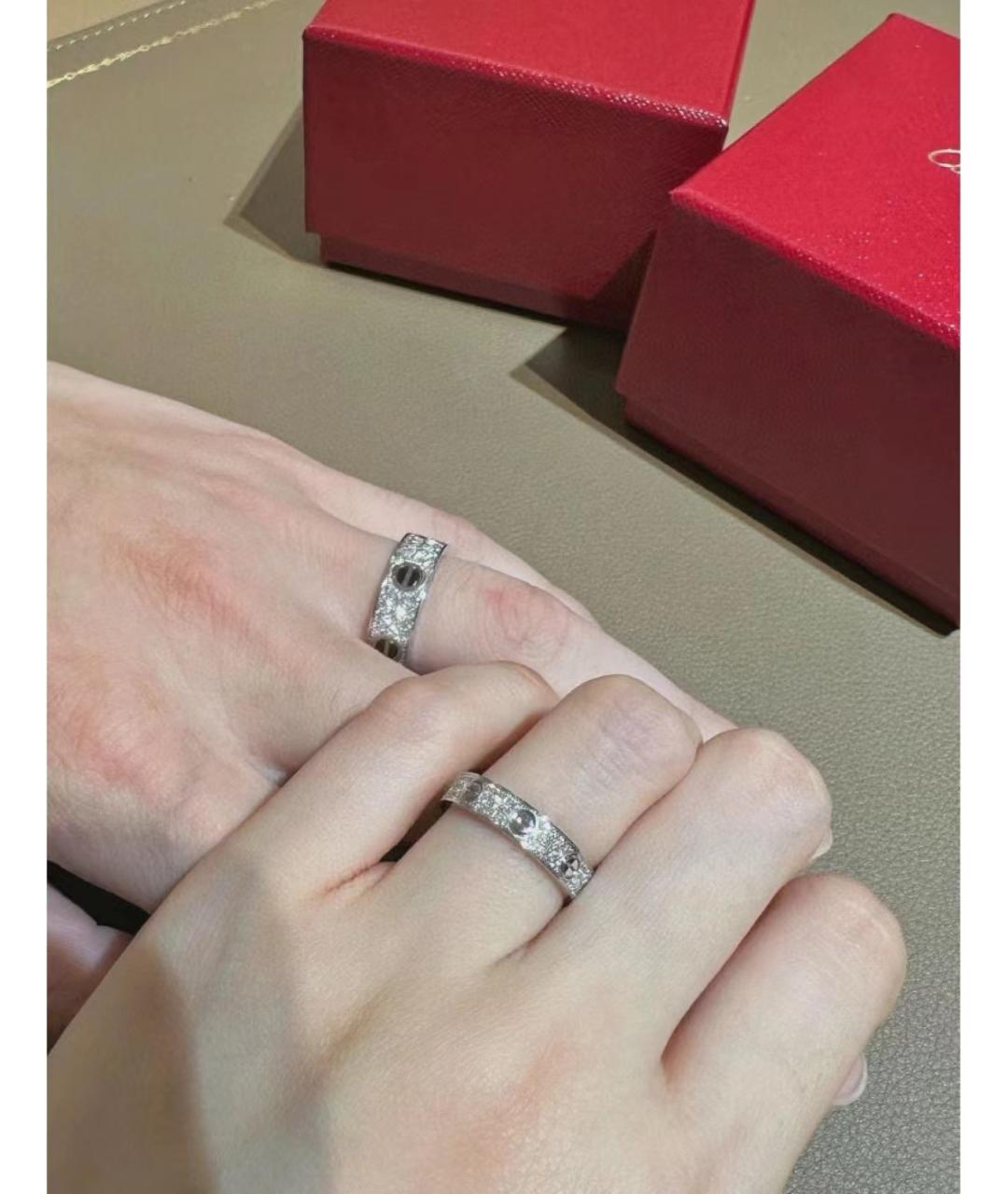 CARTIER Белое кольцо из белого золота, фото 3