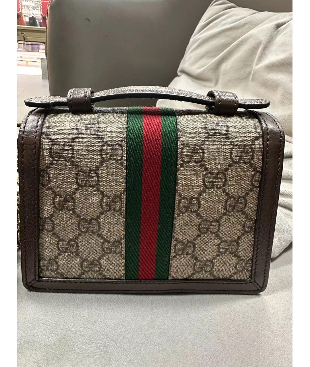 GUCCI Хаки сумка через плечо, фото 4