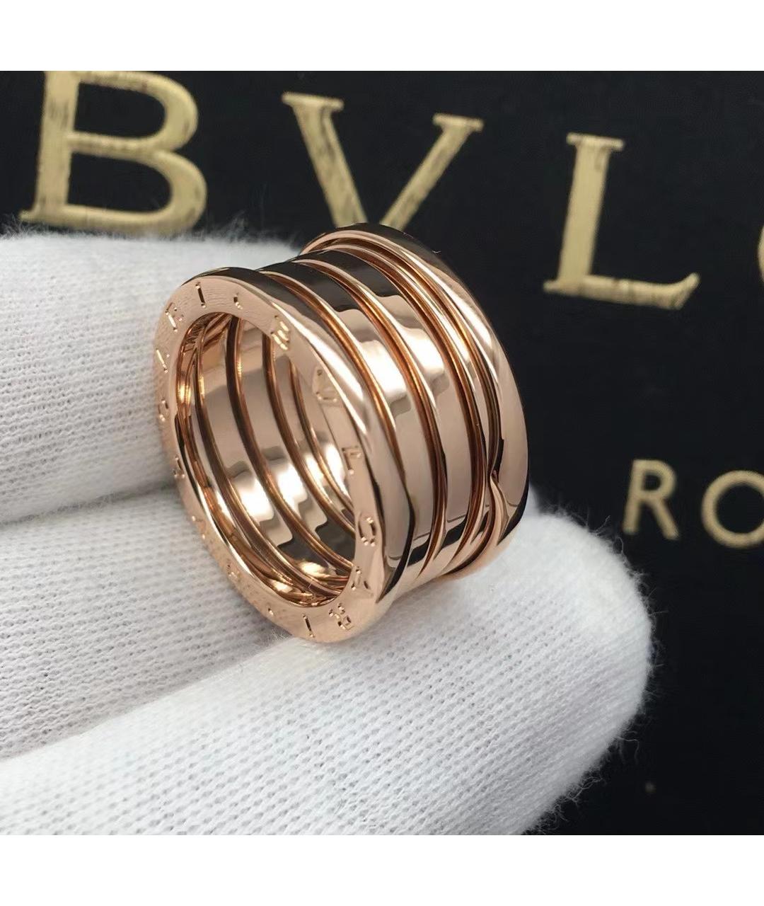 BVLGARI Золотое кольцо из розового золота, фото 4