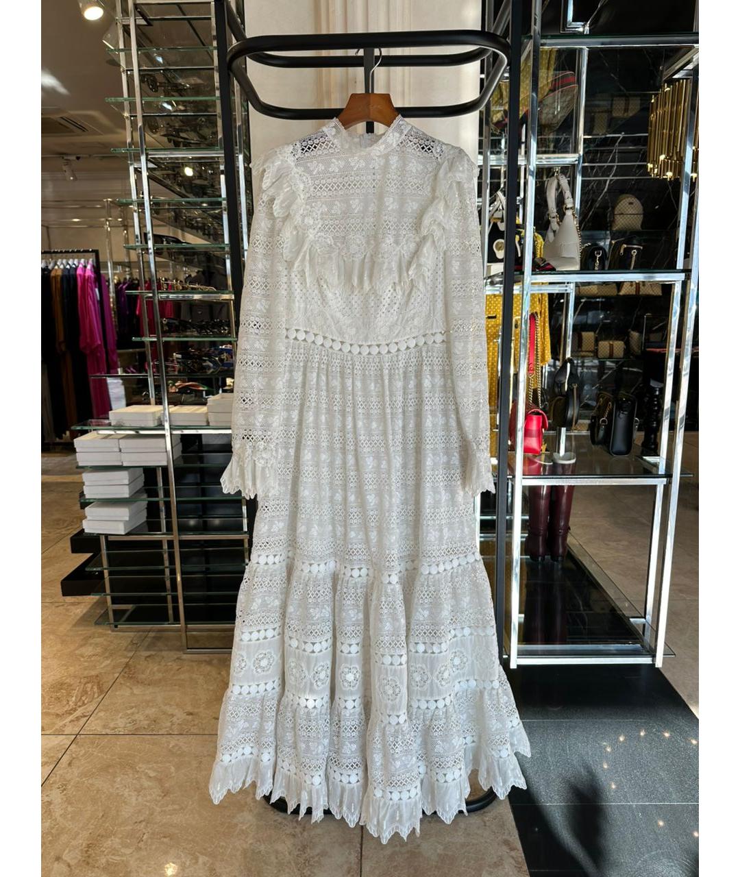 ZIMMERMANN Белое хлопковое платье, фото 4