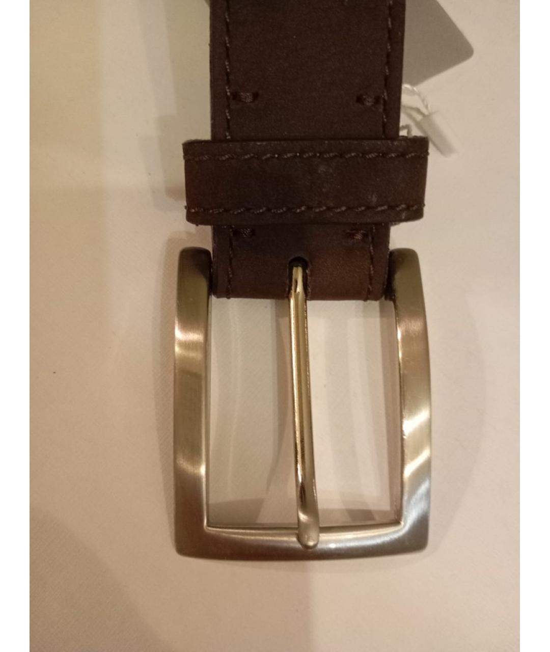 BOGNER Коричневый кожаный ремень, фото 5