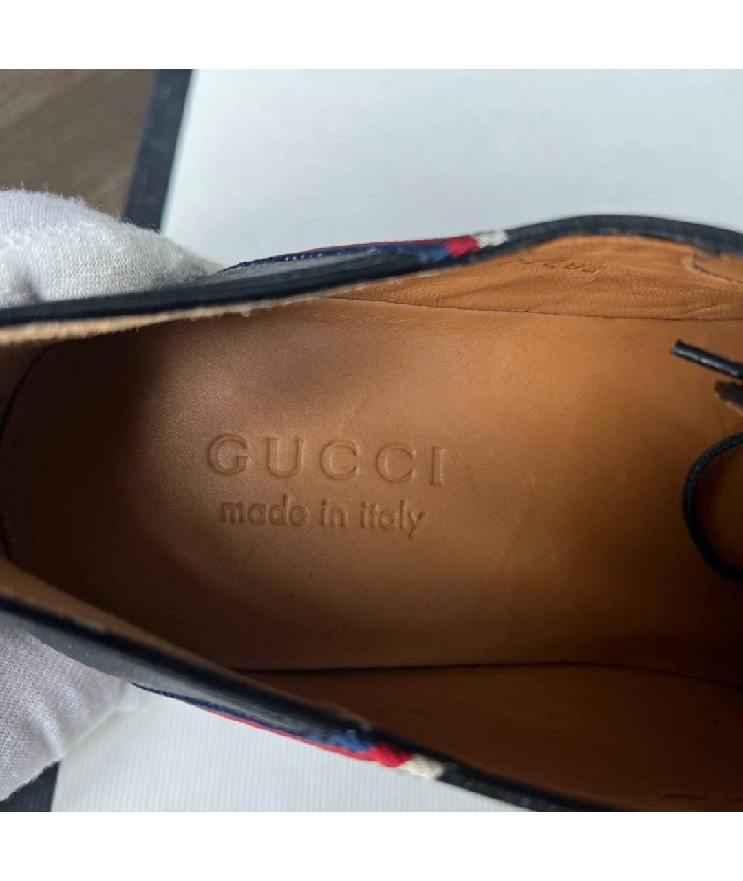 GUCCI Черные туфли, фото 5