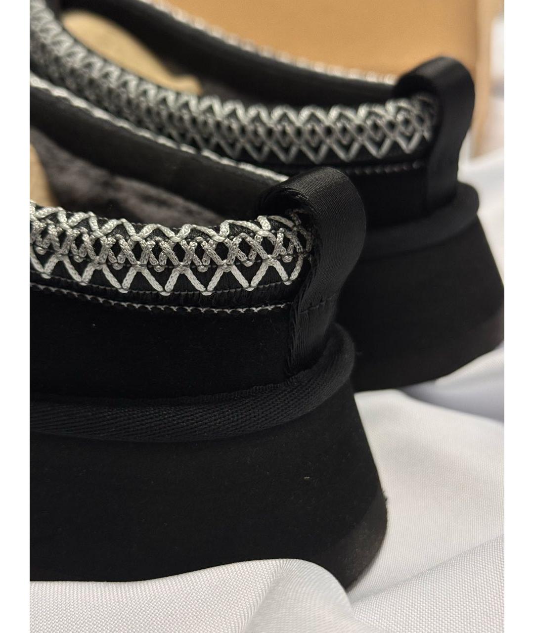 UGG AUSTRALIA Черные замшевые ботинки, фото 7