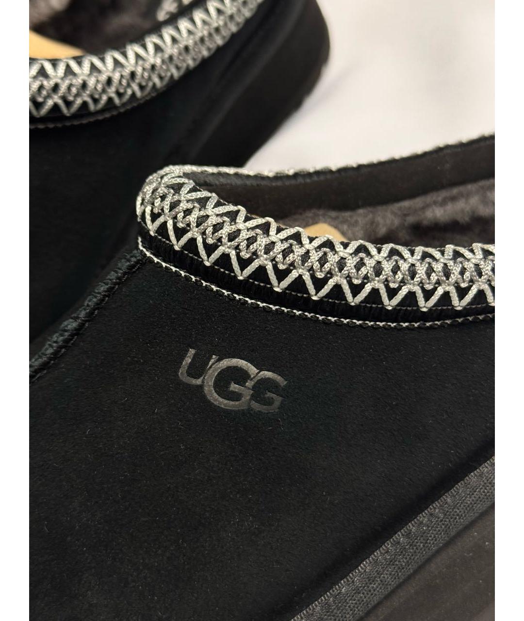 UGG AUSTRALIA Черные замшевые ботинки, фото 5