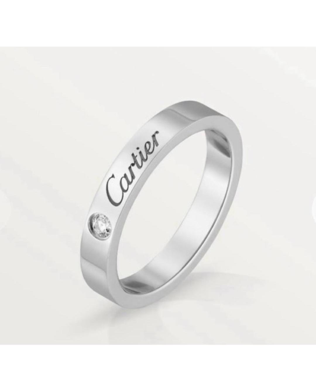 CARTIER Белое кольцо из белого золота, фото 2