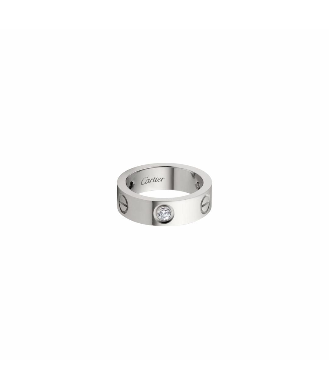 CARTIER Серебряное кольцо из белого золота, фото 1