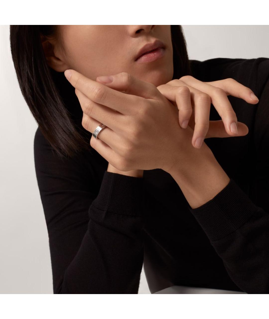 CARTIER Серебряное кольцо из белого золота, фото 4