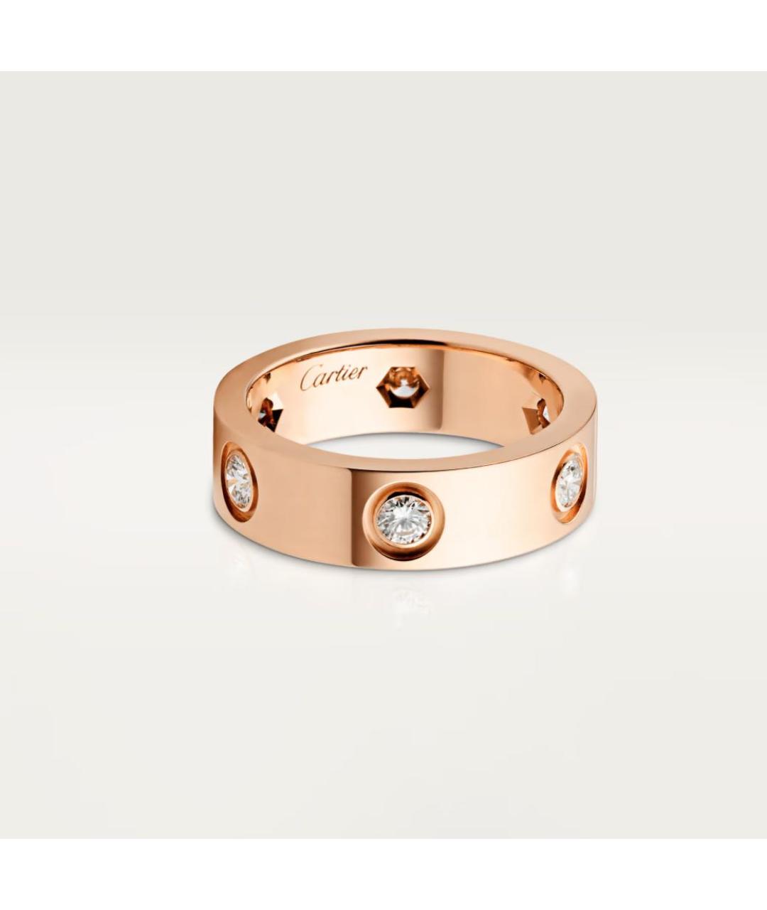 CARTIER Зеленые кольцо из розового золота, фото 5
