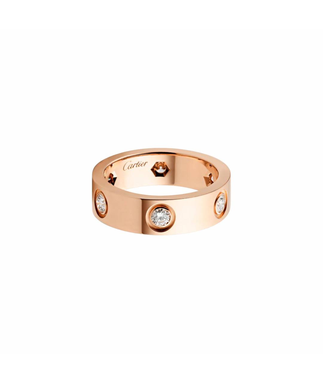 CARTIER Зеленые кольцо из розового золота, фото 1