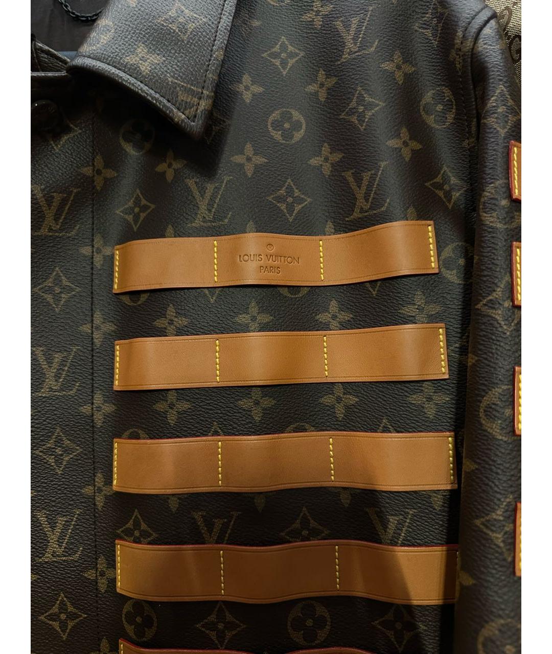 LOUIS VUITTON Коричневая куртка, фото 5