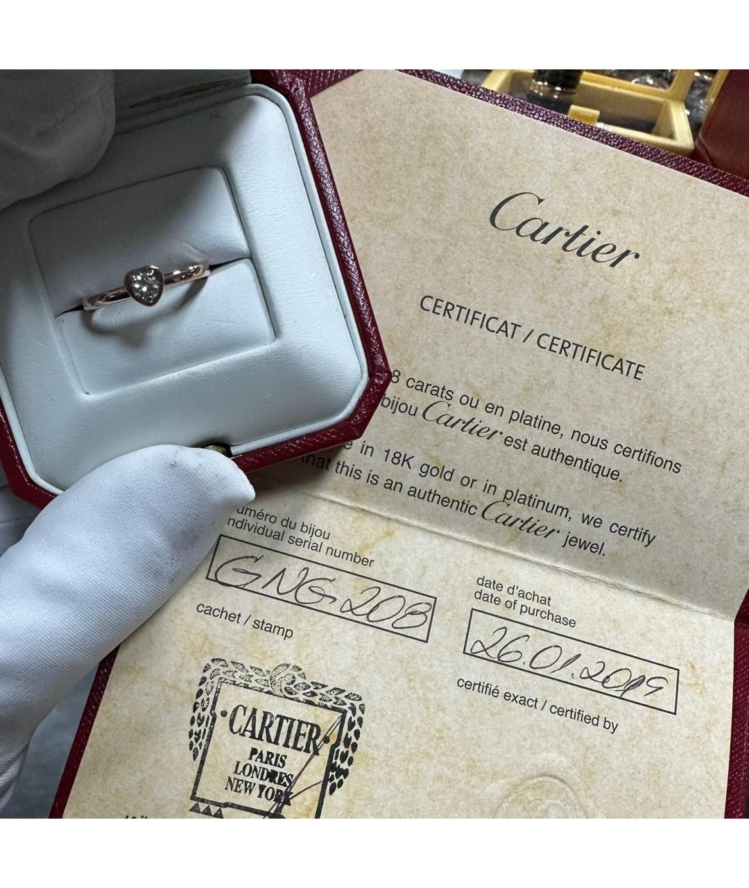 CARTIER Розовое кольцо из розового золота, фото 3