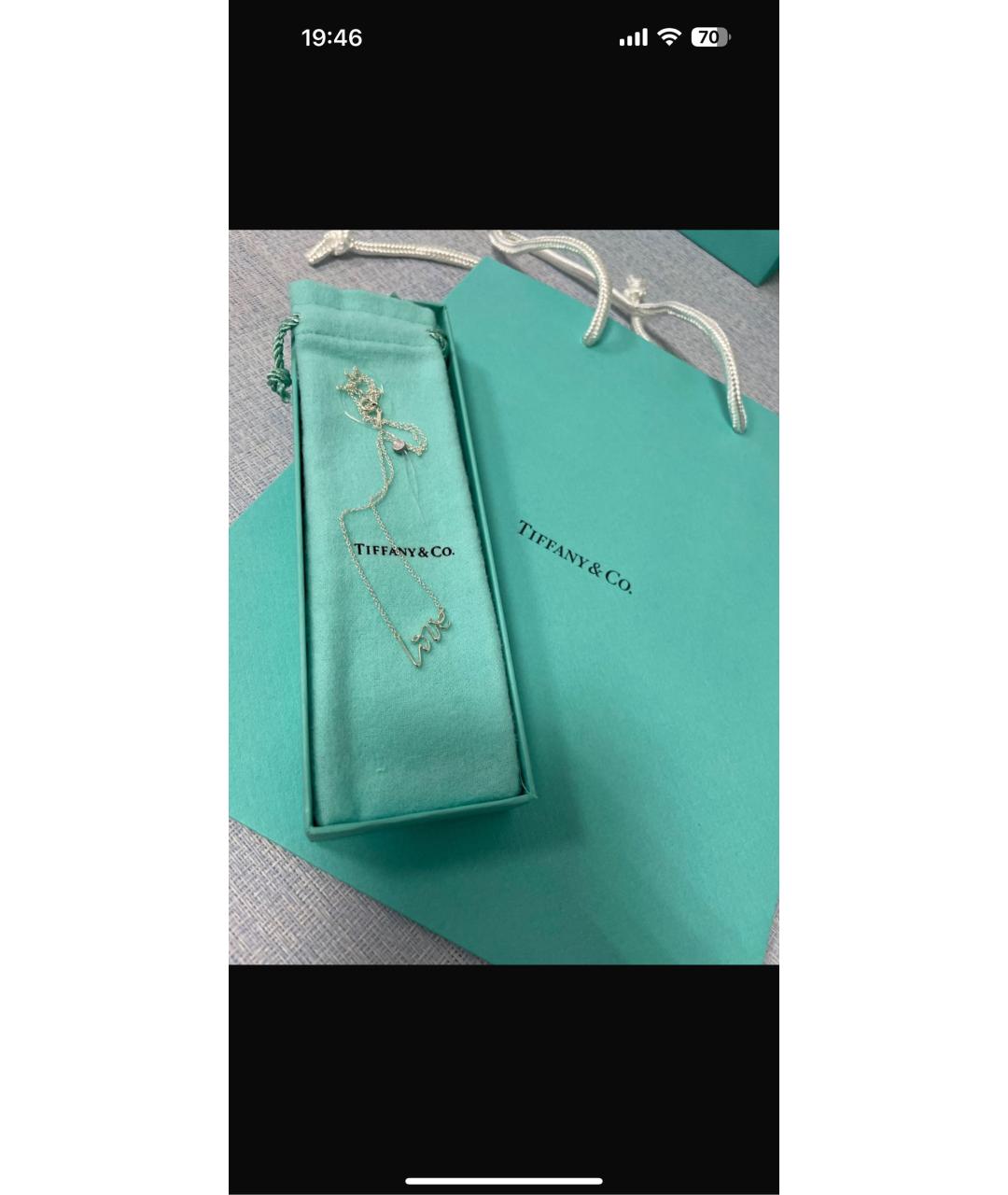 TIFFANY&CO Серебряное серебряное колье, фото 2