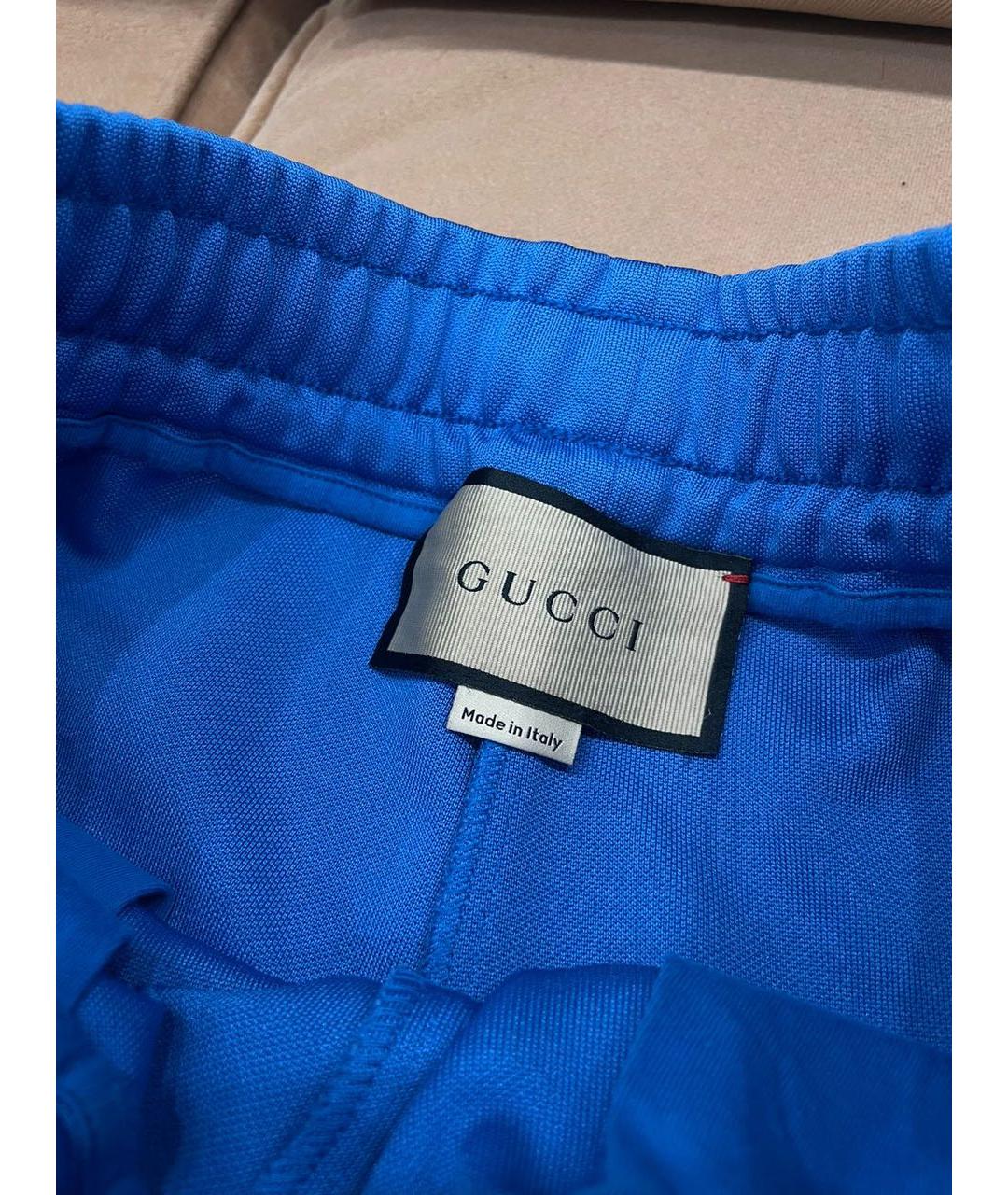 GUCCI Голубые шорты, фото 4