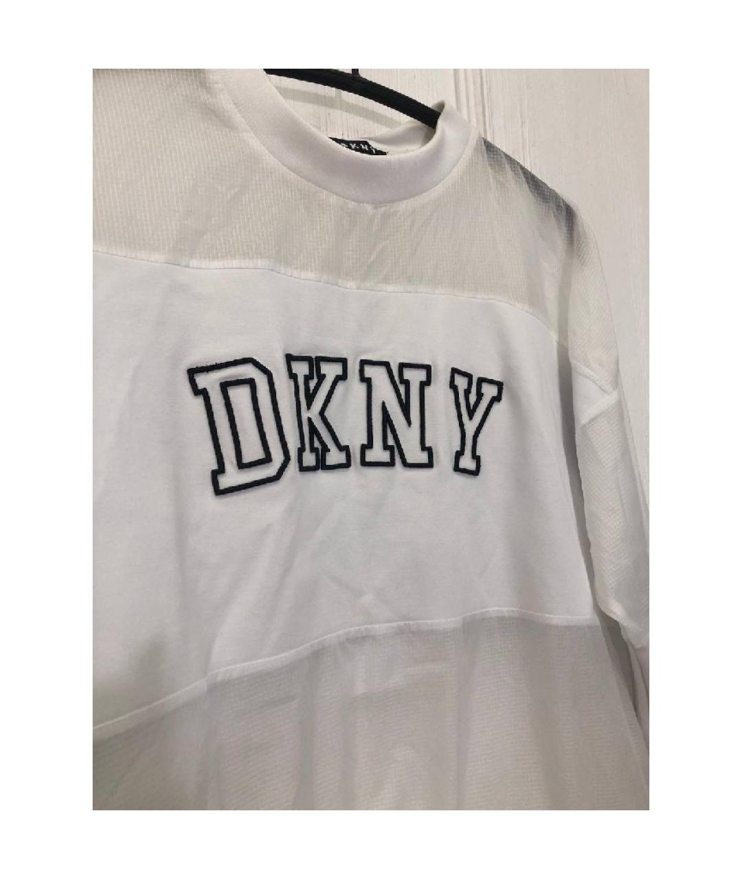 DKNY Белый вискозный джемпер / свитер, фото 4