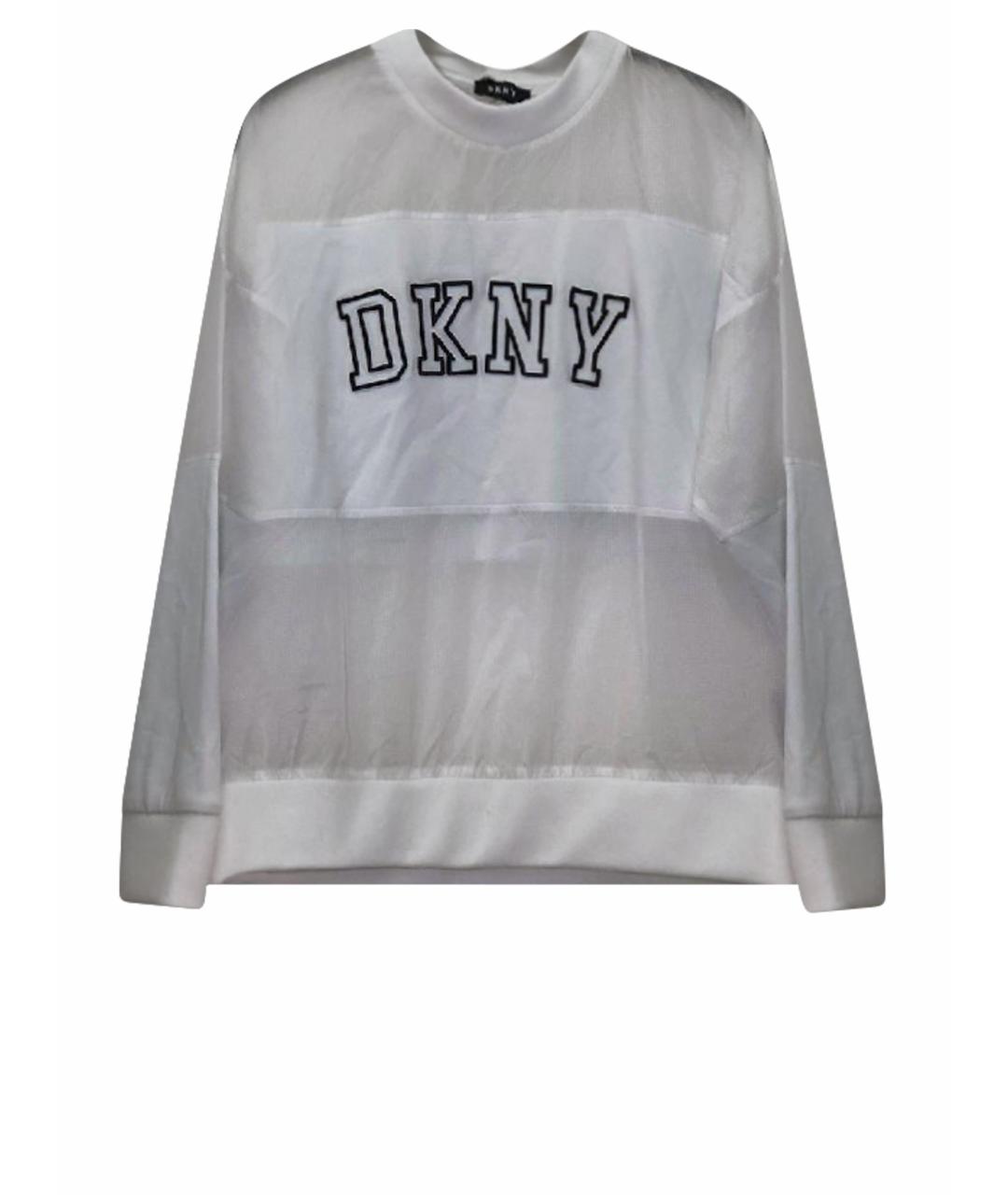 DKNY Белый вискозный джемпер / свитер, фото 1